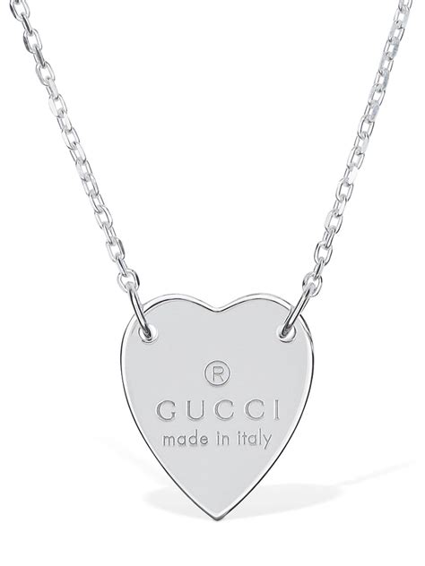 collana di gucci|Collane Argento Eleganti .